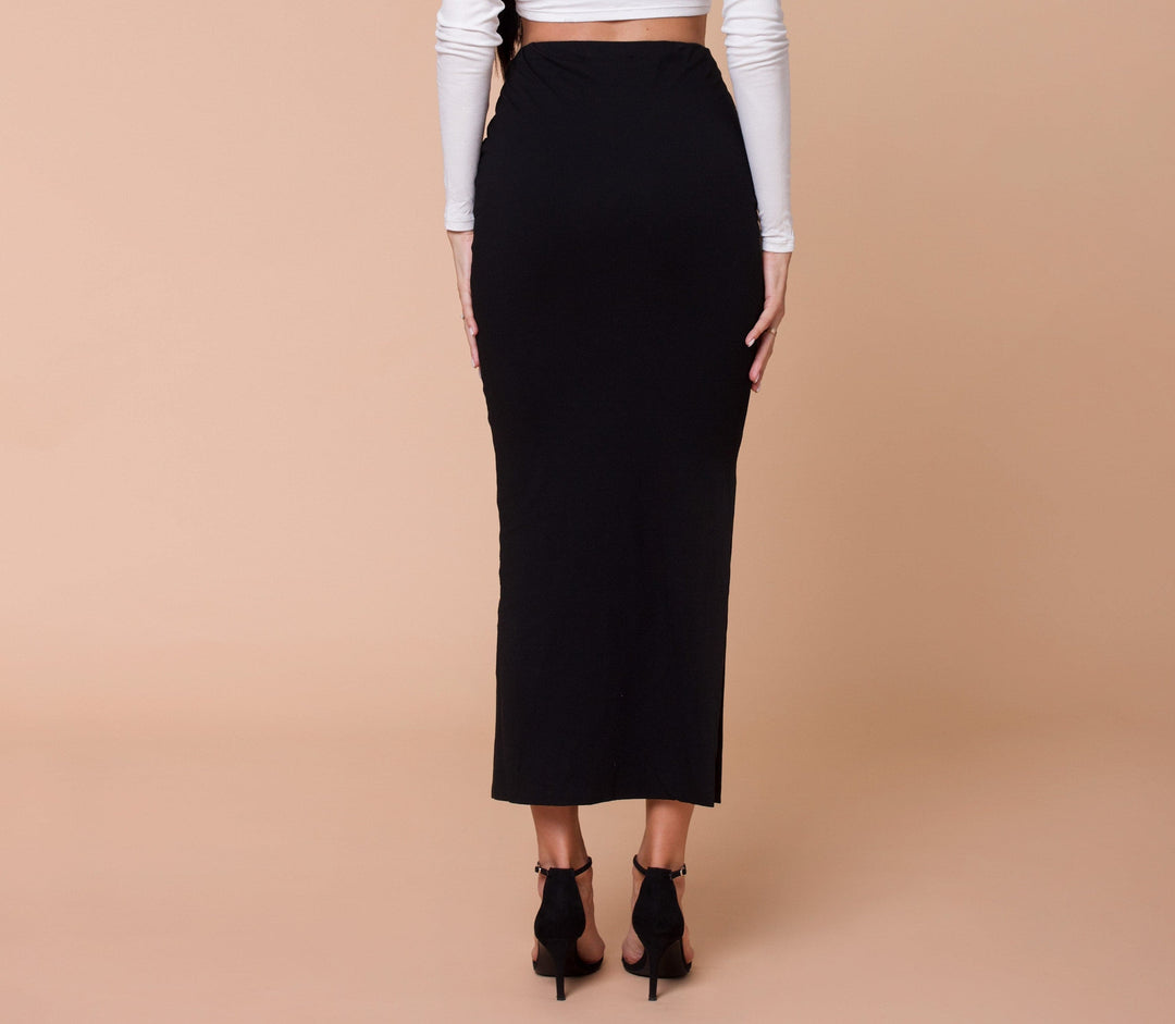 Everly Side Slit Skirt – Lannata